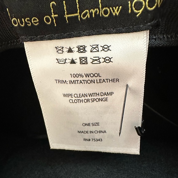 Vintage House of Harlow 1960 Wool Hat - Picture 3 of 5
